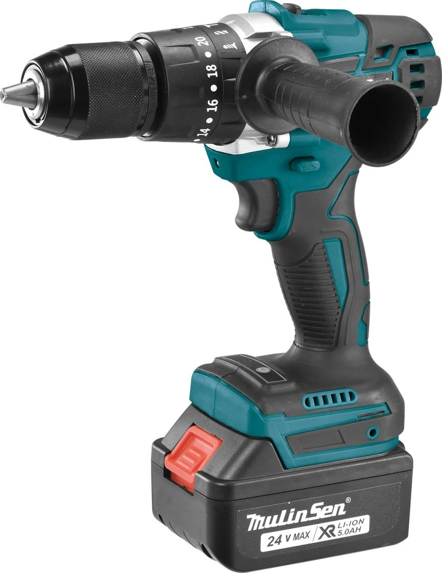 

202521V Brushless Electric Impact Drill Home Portable Cordless Battery Power Drills