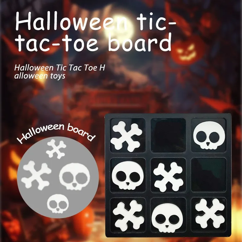 Drewniane puzzle Zabawki Halloween Gry planszowe Śliczne czaszki i rodzinne gry planszowe dla dzieci i dorosłych Suministros Para Fiestas Twice