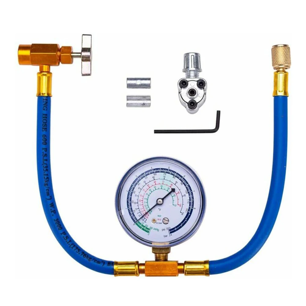 GPV38 Klimaanlagenteile GPV56 GPV14 GPV31 MPV31 Perforierter Typ R134a Hahnventil-Kit mit Manometer R-12/R-22 BPV31D