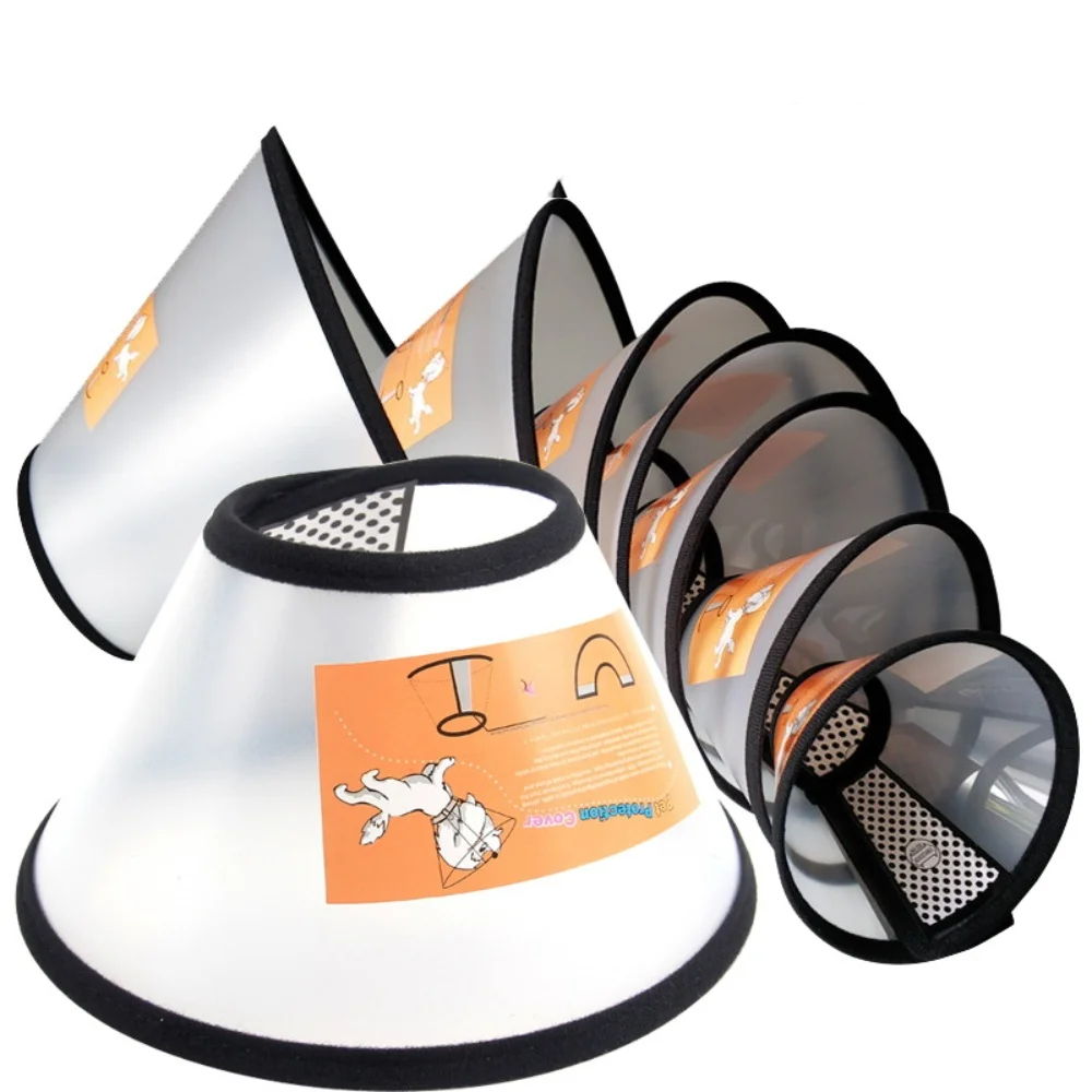 

Pet Elizabethan Collar Adjustable Pet Circle Guard Collar Cat Dog Anti-Bite Beauty Protective Shield Wound Cover Pet Supplies