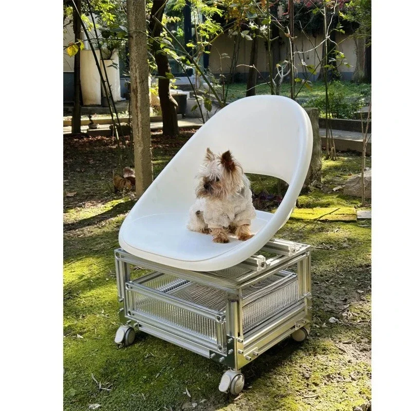 Removable Handmade Stool Aluminum Profile Sitting Stool Creative Multifunctional Tool Chair Backrest Chair