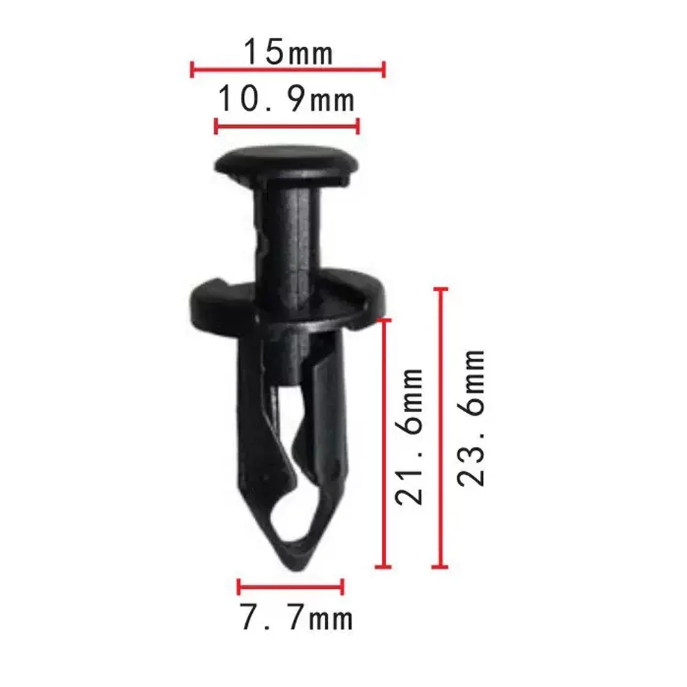 Plastic Fender Clip Body Rivets 100pcs/50pcs for Honda TRX450 400 for Kawasaki KFX for Suzuki KingQuad UTV ATV CAN AM Maverick