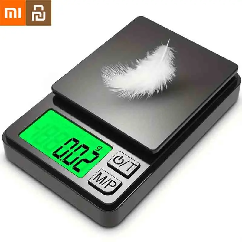 Xiaomi Youpin Precision Electronic Scale Pocket Scale 500g X 0.01g Digital Gram With Backlit LCD  Mini Scale For Food Jewelry Mi