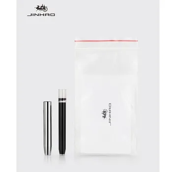 Jinhao 10 Metal Fountain Pen Ink with Disposable Ink Protector / 6pcs Ink Sacs (Black…