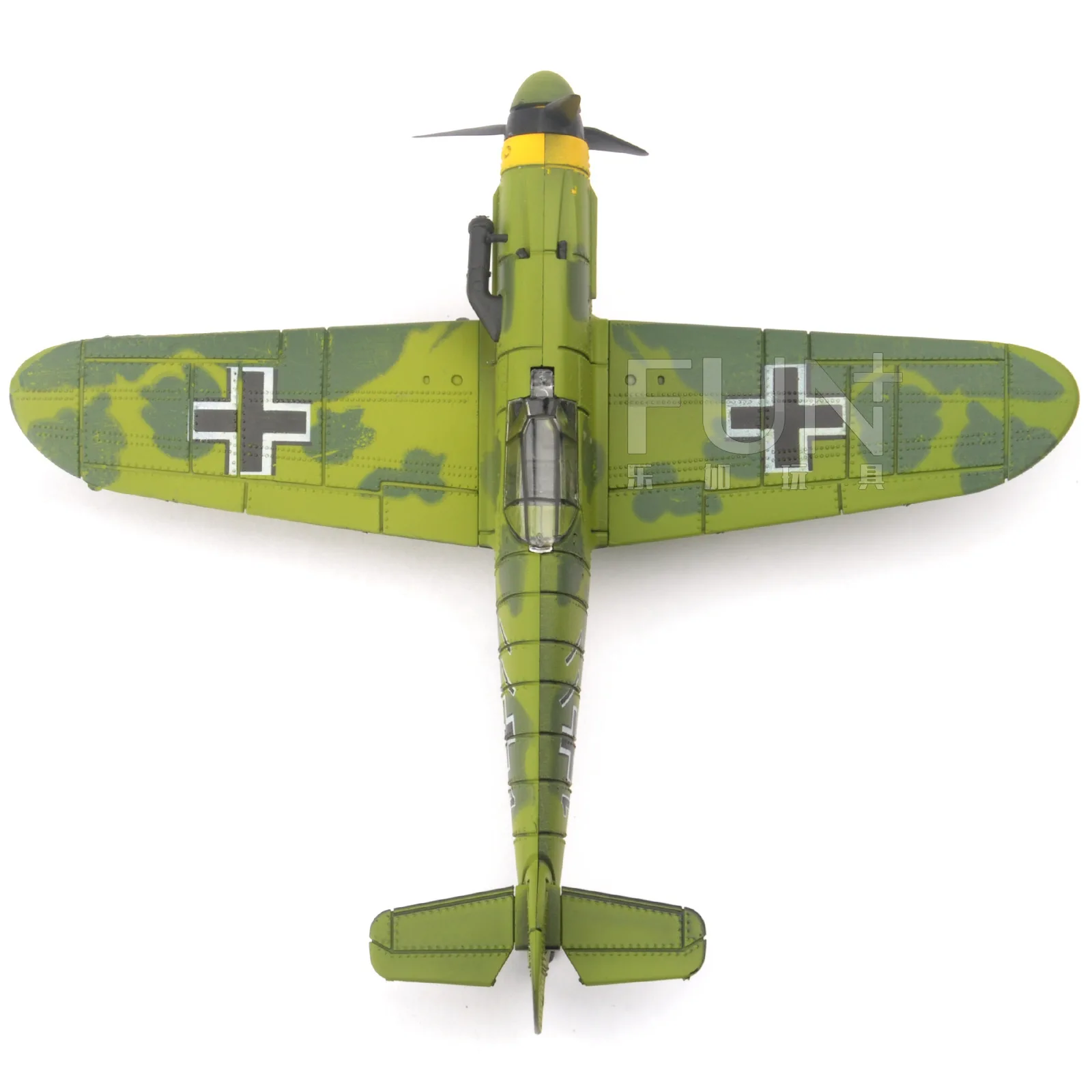 

WWII BF109 Fighter Toy Model 4D DIY Assembled 1:48 Aircraft Toy Model Children's Military Science Education Toys Boys Gifts