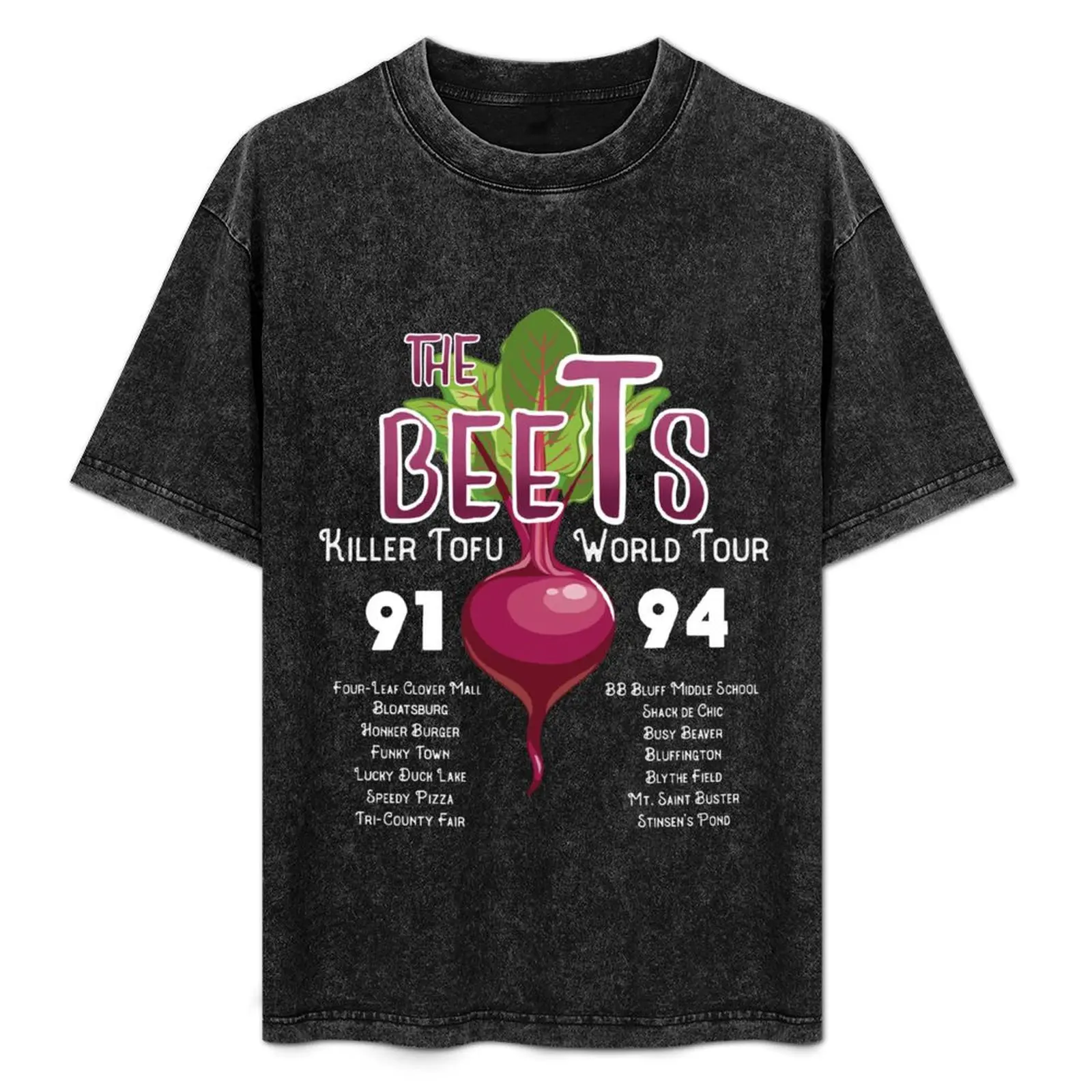 The Beets Killer Tofu World Tour T-Shirt Casual Trendy Streetwear Tee Shirt