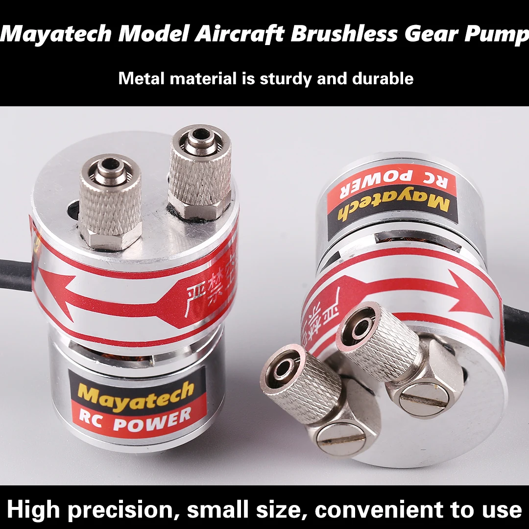 Mayatech MT46 Fuel Pump Brushless Metal Gear Pump Hydraulic Oil Pump Smoke Pump Precision Pump 30A Small Volume