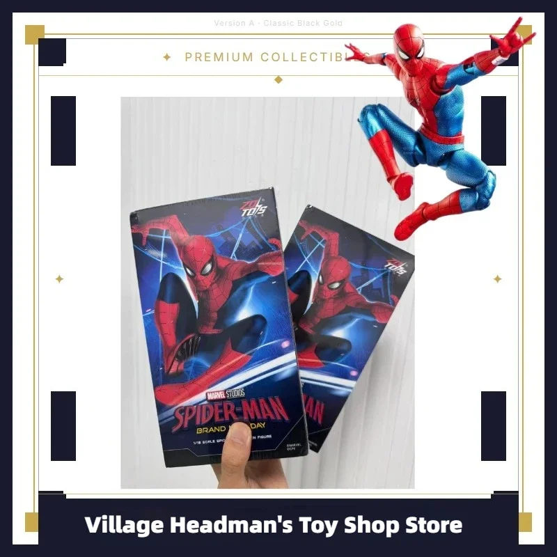 Original ZD Toys Spider Man Brand New Day Action Figures Peter Parker Mecha Joint Movable Model Movie Avengers Collection Toys