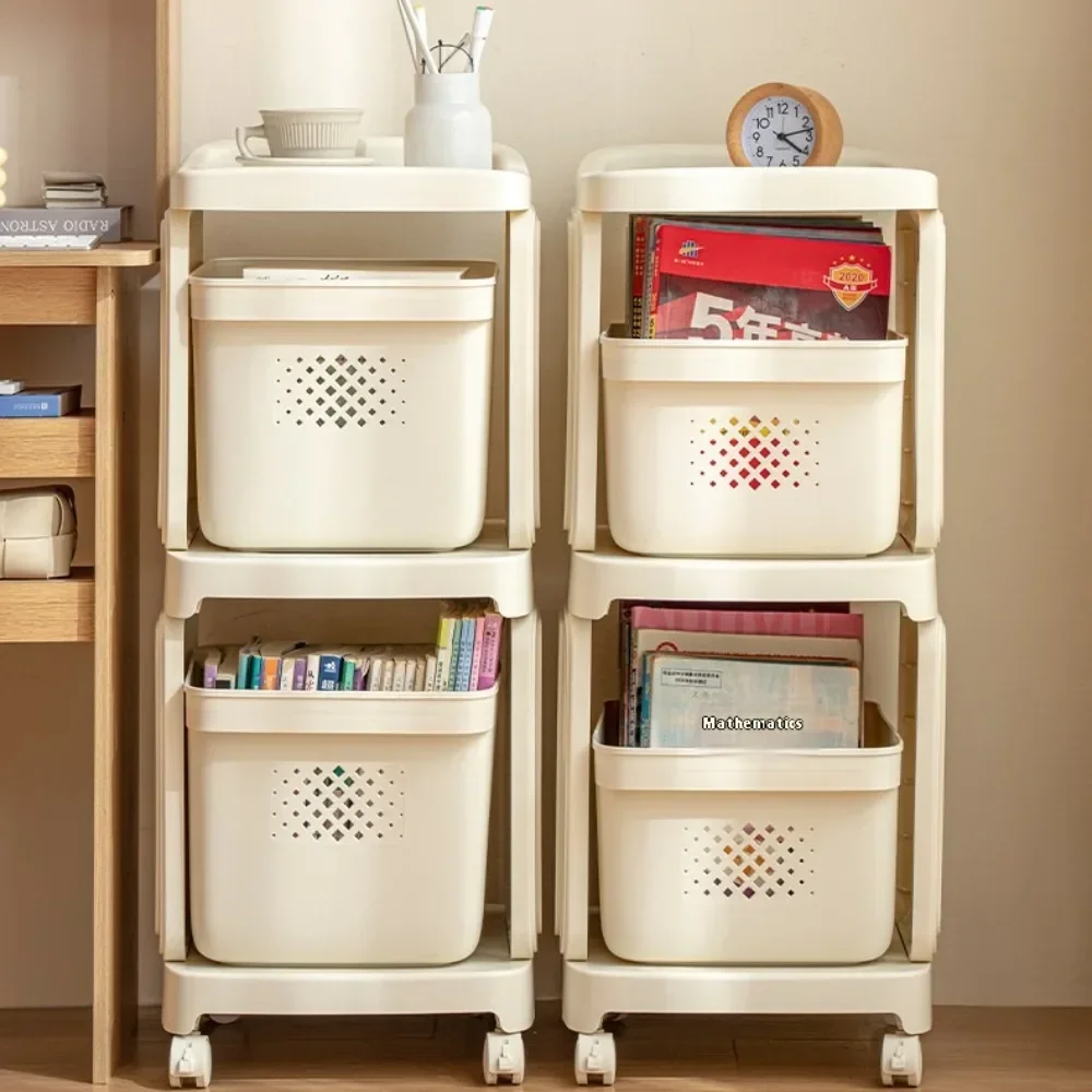 

#For Mobile Rack Trolley Bookshelf With Drawer Kitchen Organizers And Cart Storage Rack Toy Storage Trolley With Wheels Storages