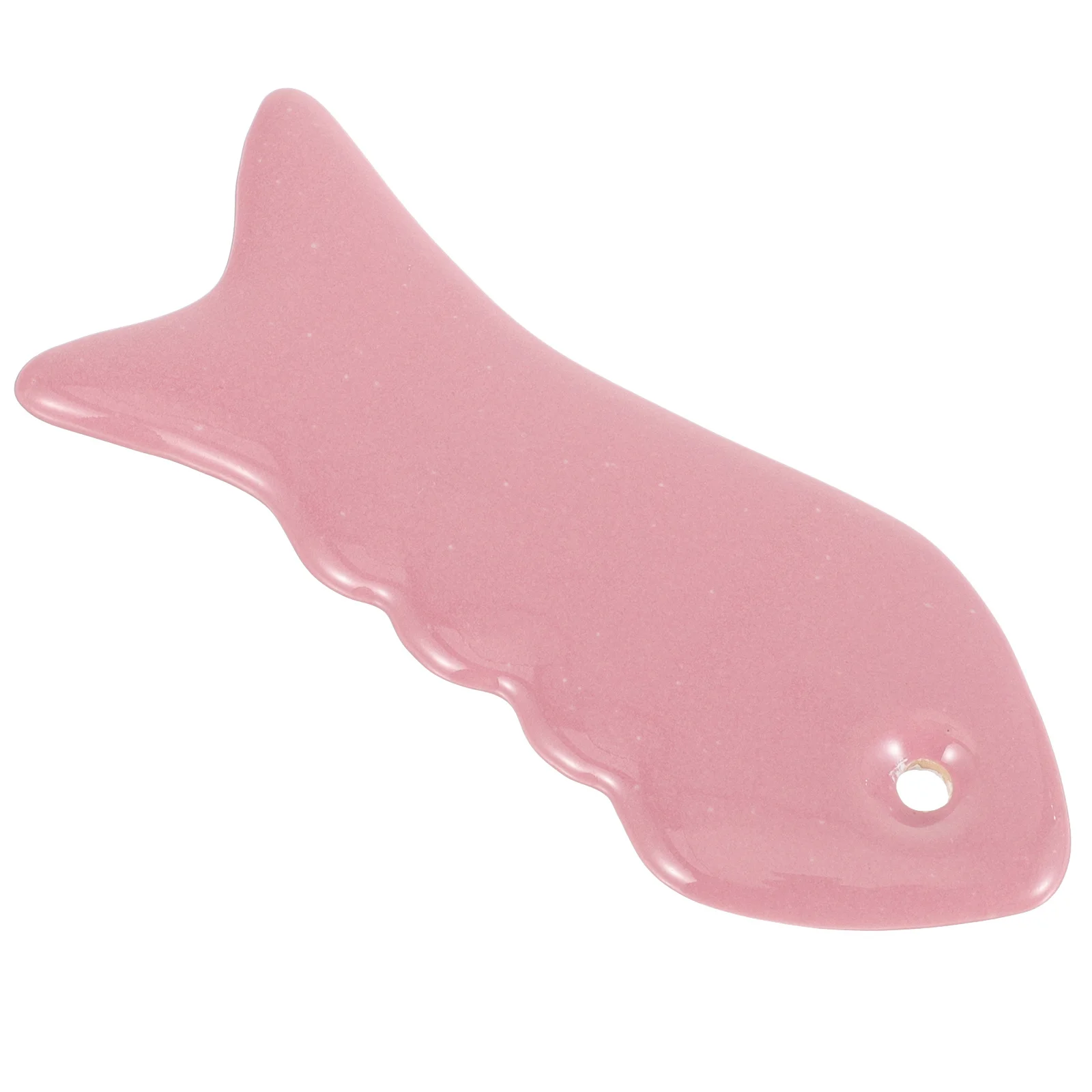 

Guasha Board Scraping Massage Tool Durable Ceramic Body Scraper Smooth Edges Promote Blood Circulation Muscle Relief