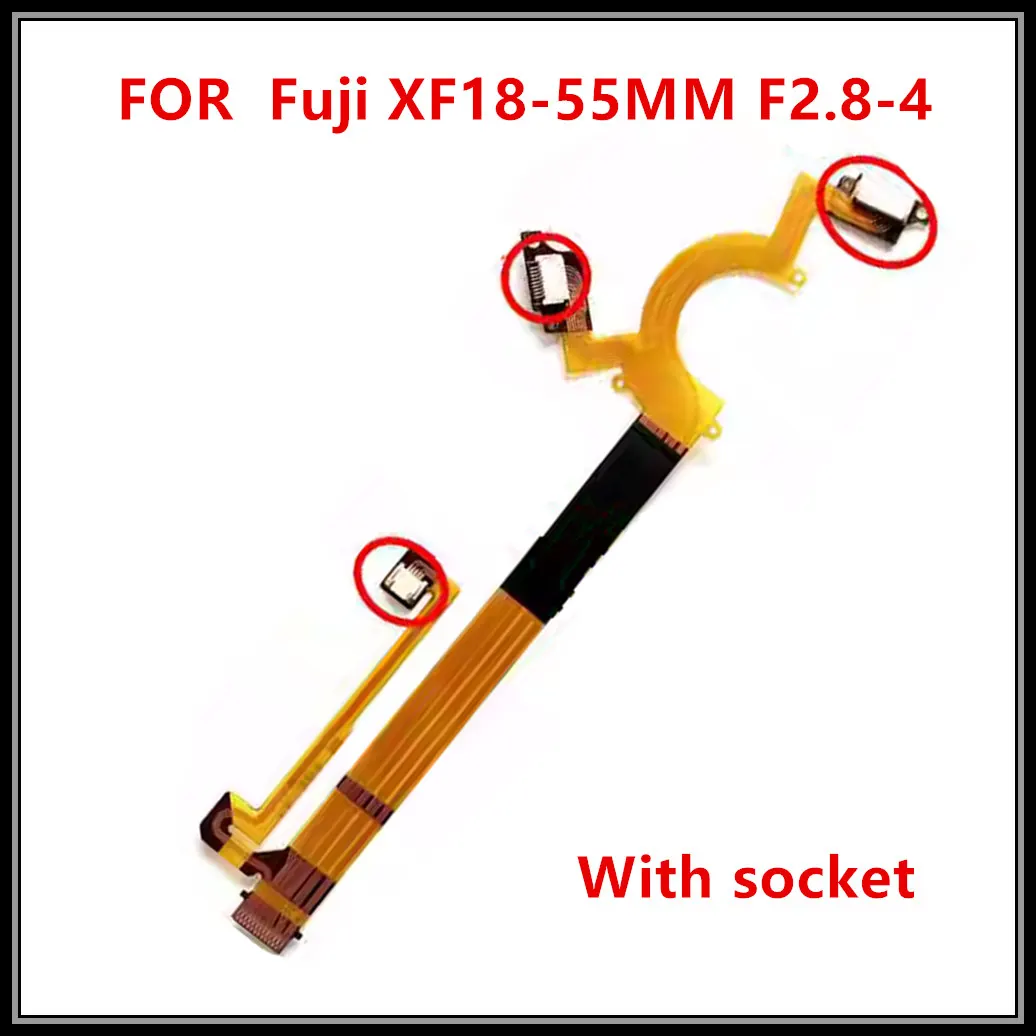 Lente de XF18-55MM Fuji F2.8-4, Cable Flexible antivibración con enchufe, reparación de cámara y accesorios de repuesto, nuevo