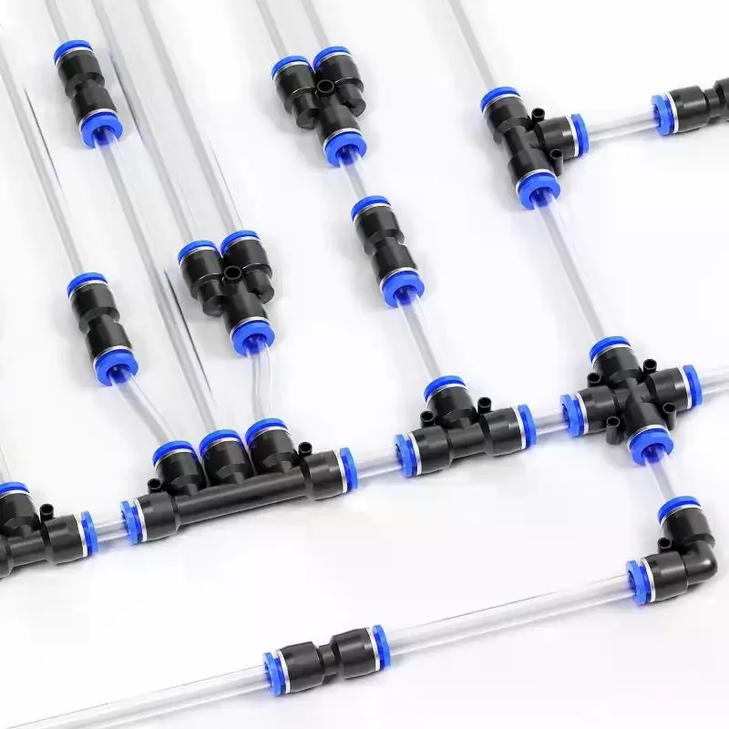 40/50/60Pcs/Box PU/PY/PE/PL Kit Pneumatic Air Fittings Hose Connector Quick Release Connector