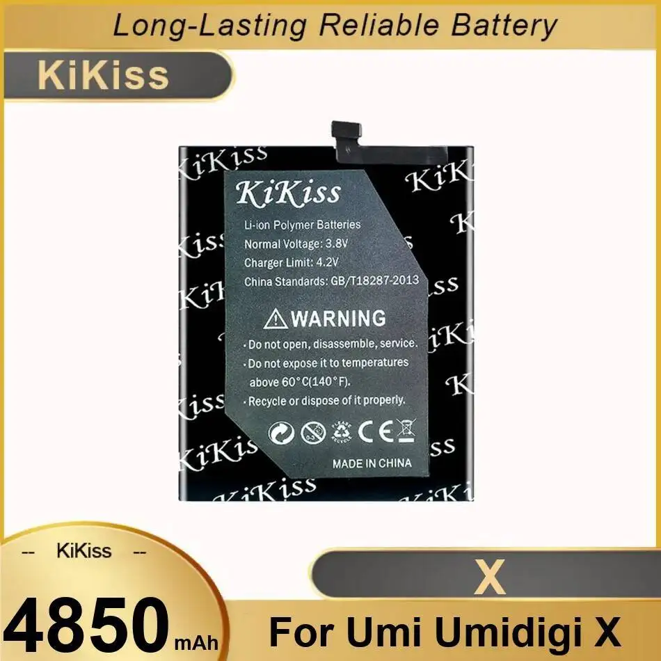 

Надежная мощность для аккумулятора мобильного телефона Umidigi Umi X, сейф 4850 мАч