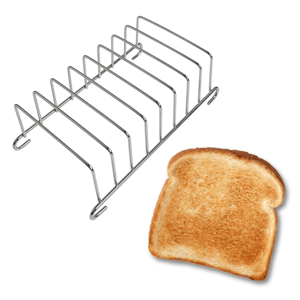 

3 Pcs Toast Rack Air Fryer Tools Universal Basket Tray Griddle for Oven Bacon Crisper Stainless Steel Replacement Insert Dish
