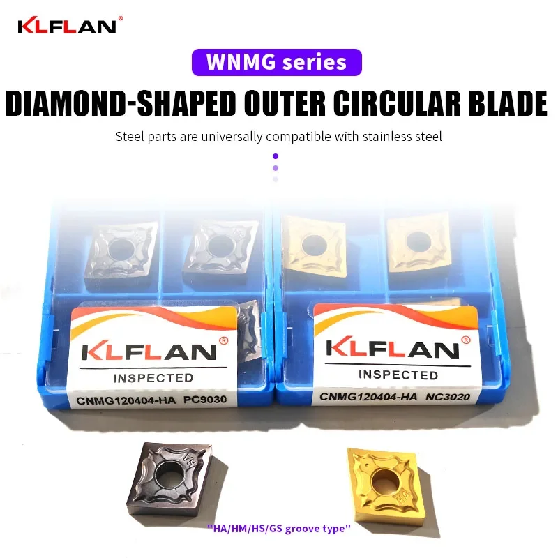 Korean CNC Insert CNMG120404 CNMG120408  External Turning Insert Cemented Carbide Lathe Tool For Steel Or Stainless Steel Machin