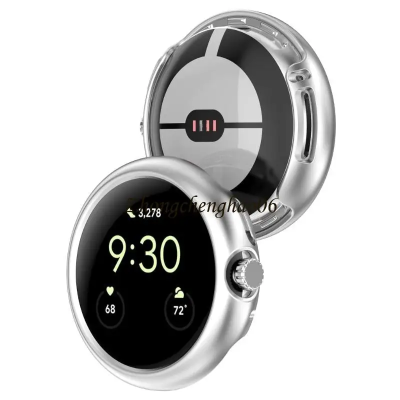 Shock -Resean Case PC Cover Eleve для Pixel Watch 2 Shrotecter Shell Shell 601F