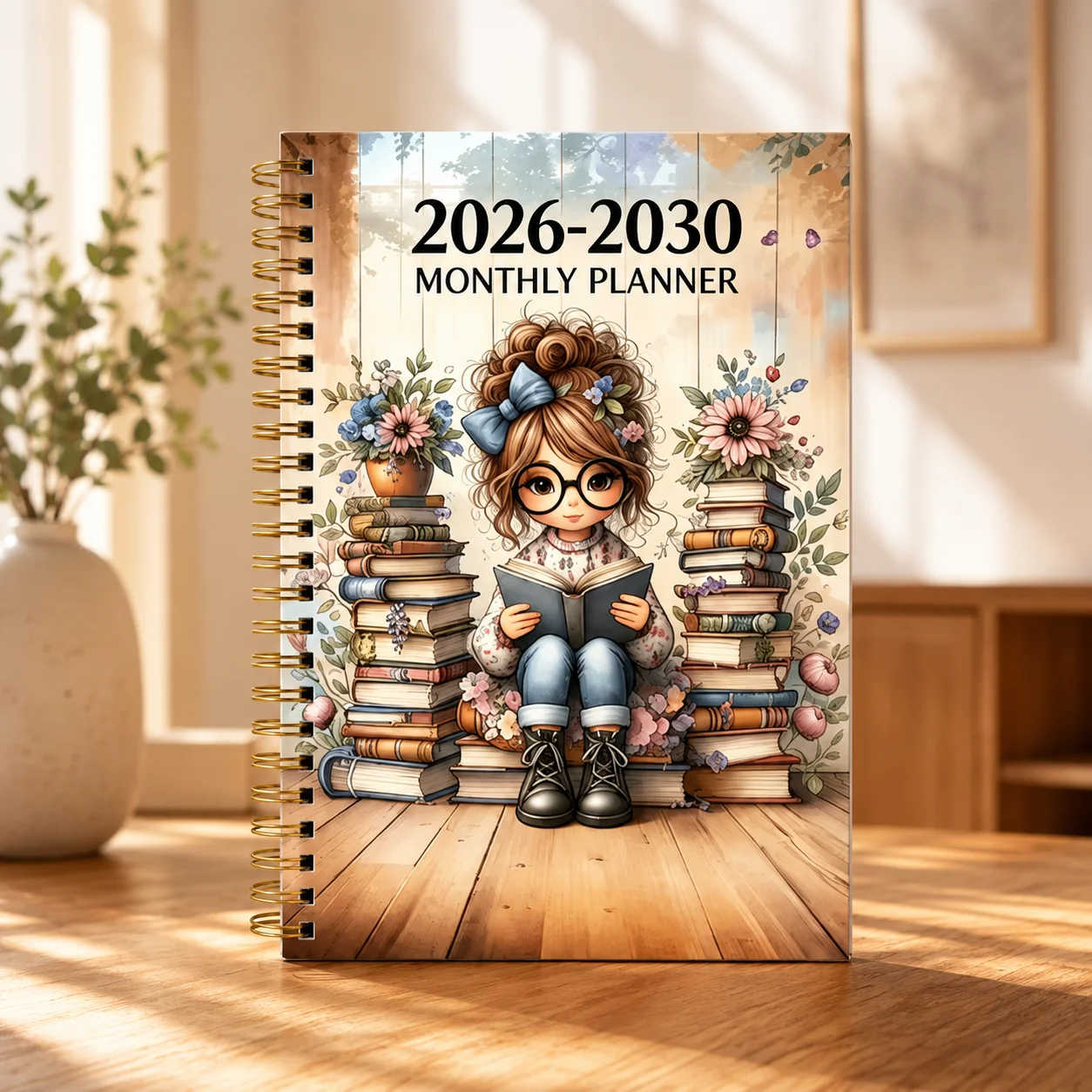 2026 To 2030 Five Year Planner Spiral Notebook Goal Tracking Journal For Men And Women
