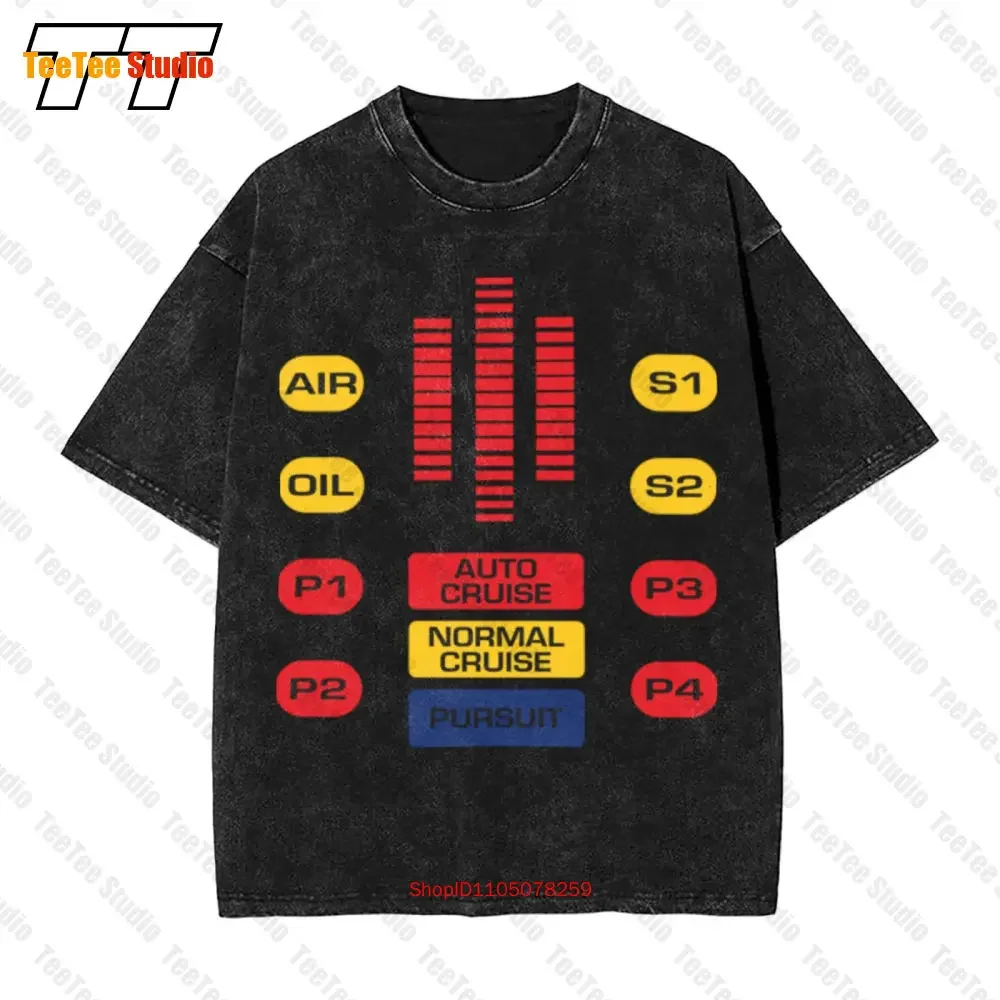 Kitt Cockpit Michael Knight David Hasselhoff Rider Led 80S Cult  Oversized T-Shirt PUJL