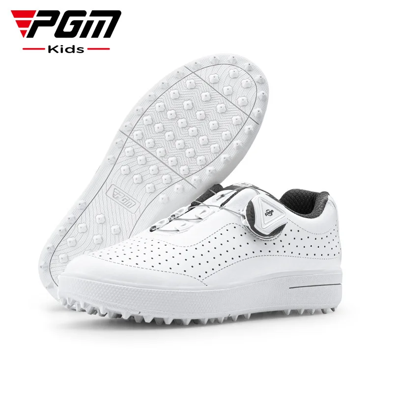 PGM Golf Children\'s Shoes Casual Sports Kids Sneakers Knob Shoelaces Microfiber Breathable Anti Slip XZ229 Wholesale