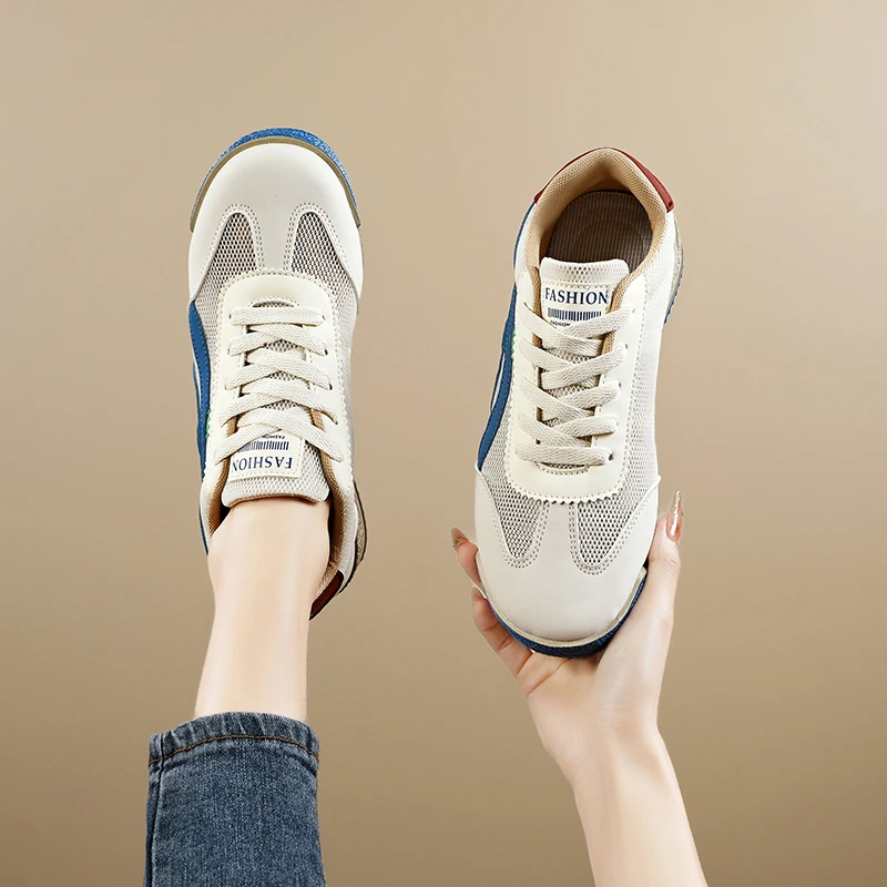 

2025New Comfortable Casual Summer Mesh Large Size Agan Student Sports Women's Shoes High-Quality Women's Sneakers