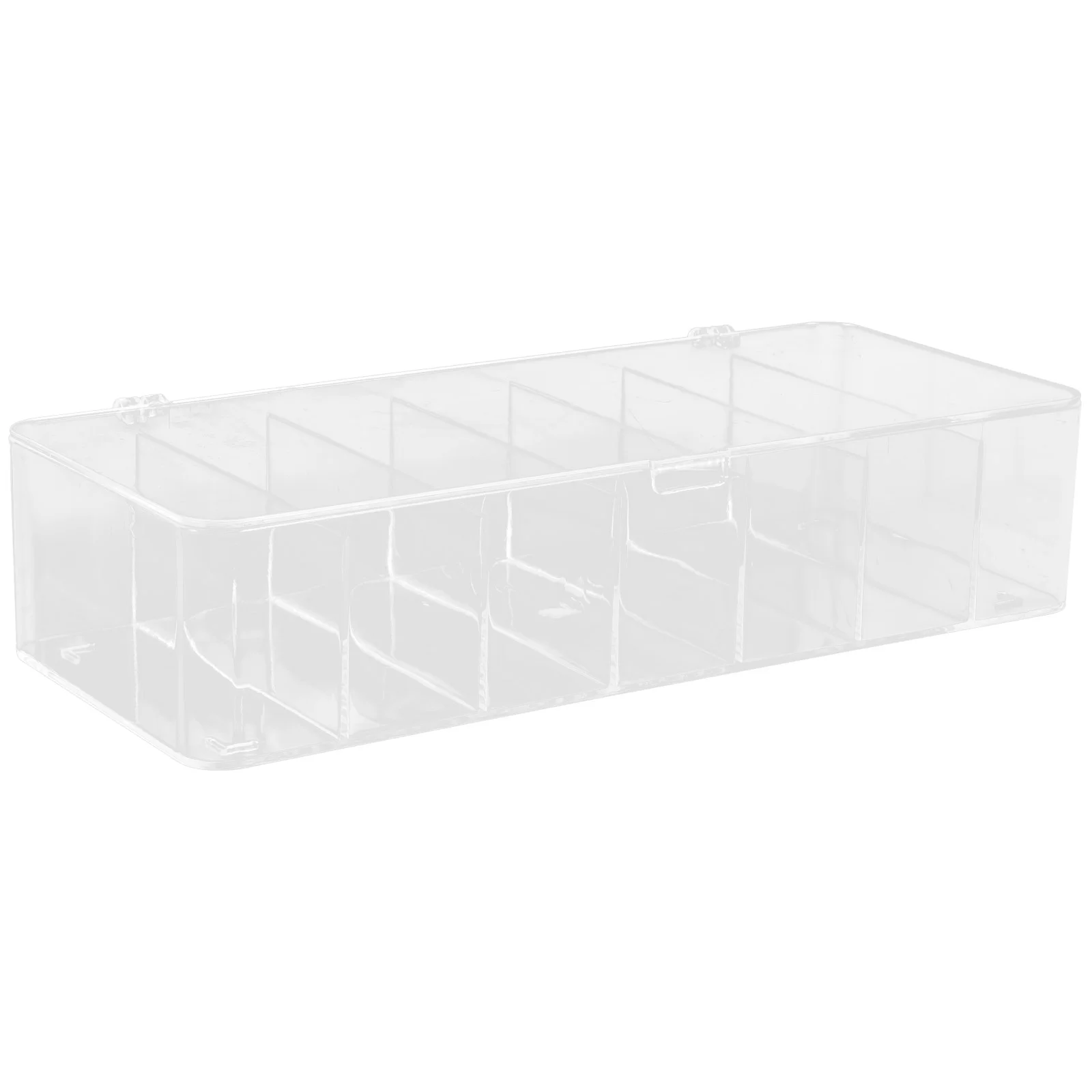 Business Card Holder Storage Box Tea Bag Bin Containers for Food Refrigerator Organiser Sugar Plastic Rack Travel Office Fridge