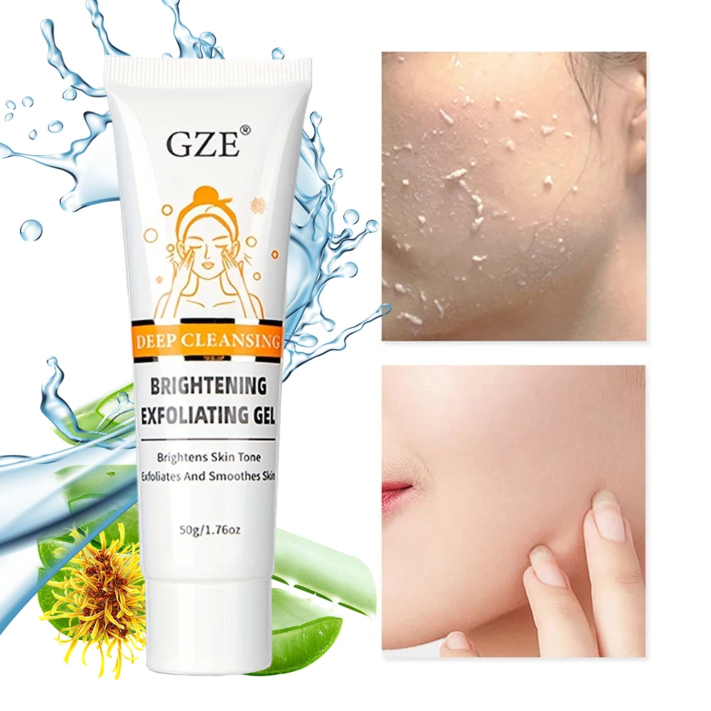 GZE Exfoliating Peeling Gel For Face, Facial Scrub Moisturizing Brightening Nourishing Repair Scrubs Face Cream Beauty Skin Care