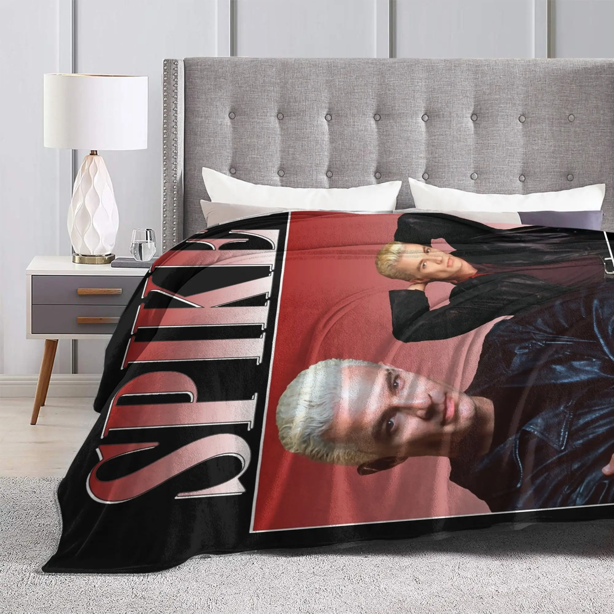 سبايك بافيز مصاصي الدماء القتلة البطانيات الصوف الديكور خفيفة الوزن رقيقة رمي بطانية للفراش الأريكة الفراش يلقي