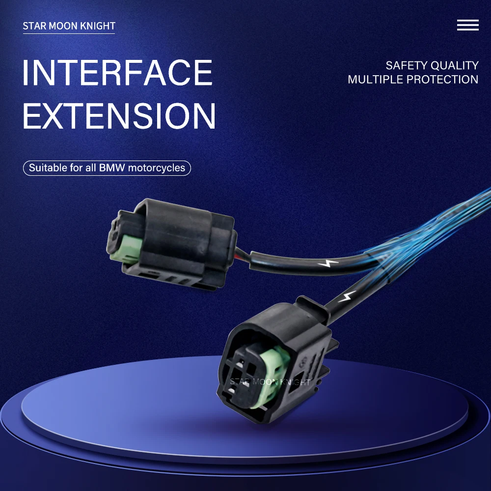 

Shunt Circuit Socket Extension For BMW R1200GS R1250GS R 1200 1250 R RS RT R18 RnineT Motorcycle Quick Connect Cable Set Adapter