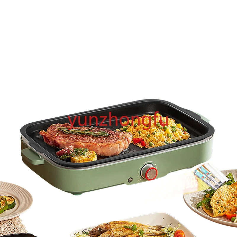 Electric Oven Barbecue Grill Pan with Multiple Functions and Non-stick Coating 220V