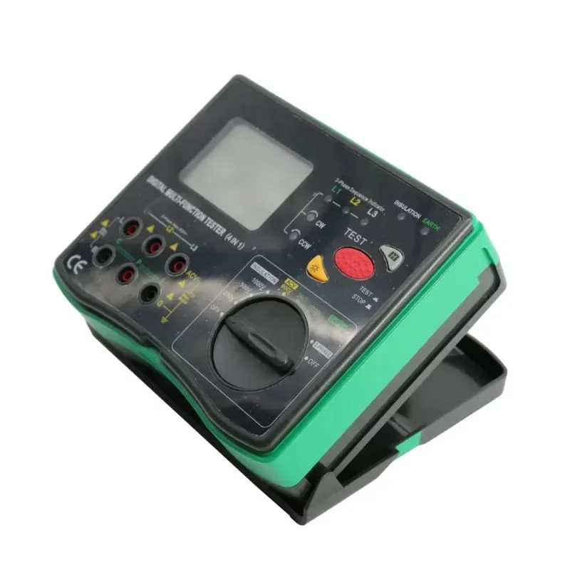 DY5500 Muti-function 4 in 1 Digital Insulation Tester Earth Resistance Tester Voltmeter Phase Indicator 0.01ohm to 2000ohm
