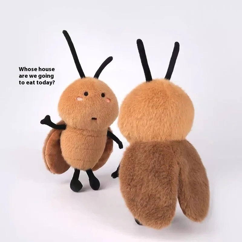 Kawaii Southern cockroach doll Qiang doll spoof ugly stuffed animal throw pillow to make a funny child's birthday gift