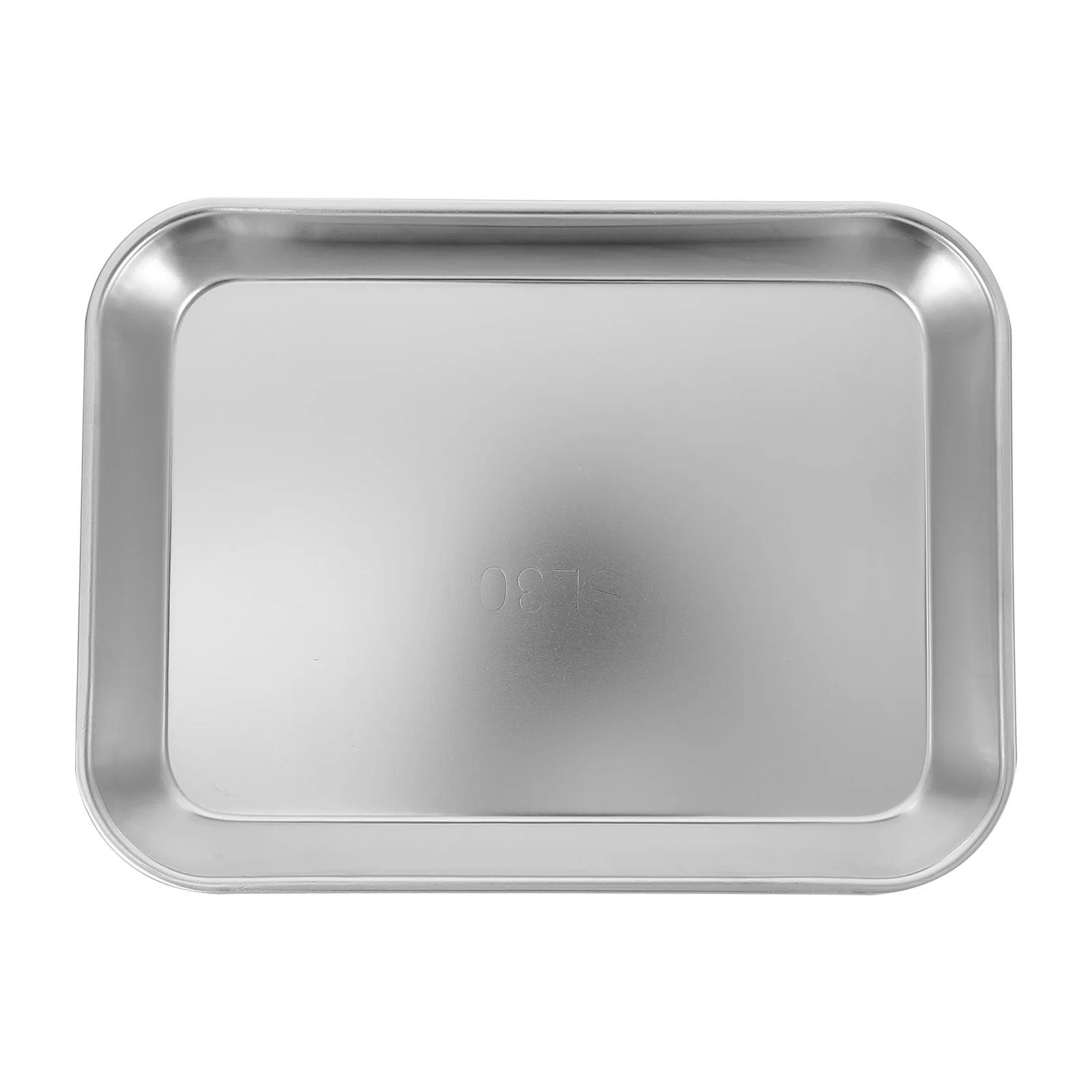 Square Tool Dental Disc Dressing Tray Injection Medical Silver Surgical Storage Stainless Steel