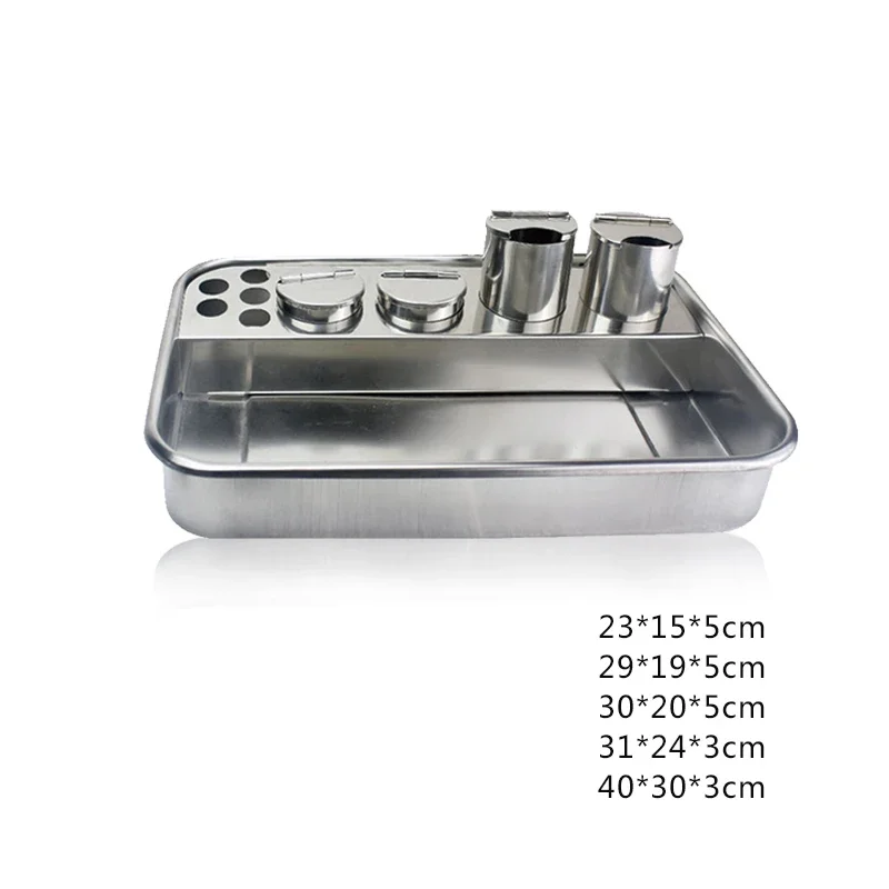 صندوق ممرضة الأسنان تعقيم الحاويات الطبية الفولاذ المقاوم للصدأ معقم ضمادة طبية التمريض صينية