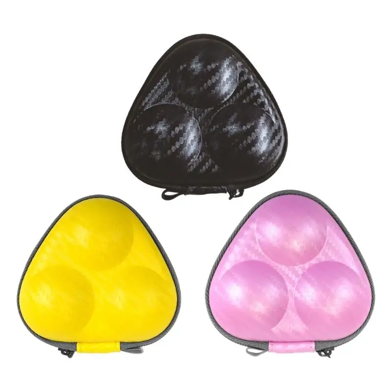 652F صندوق تنس الطاولة مقاوم للماء حاوية تنس طاولة رائعة 3 بينغبونغ تخزين صندوق صلب حامل حمل يسهل حملها #2