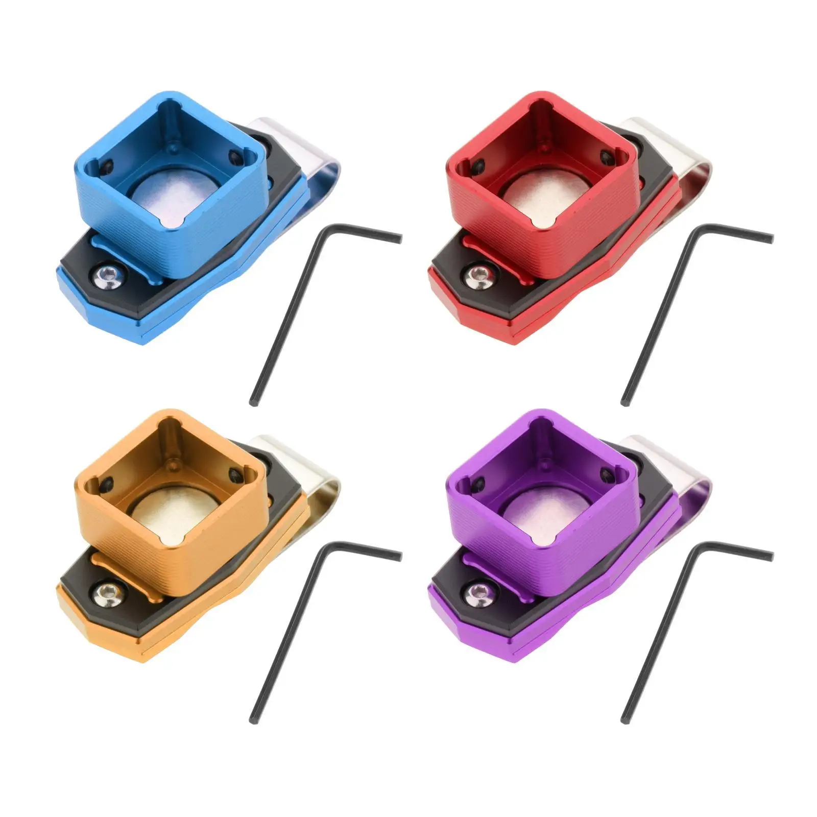 

Magnetic Chalk Holder with Fixed Clip Metal Pool Cue Snooker Accessories