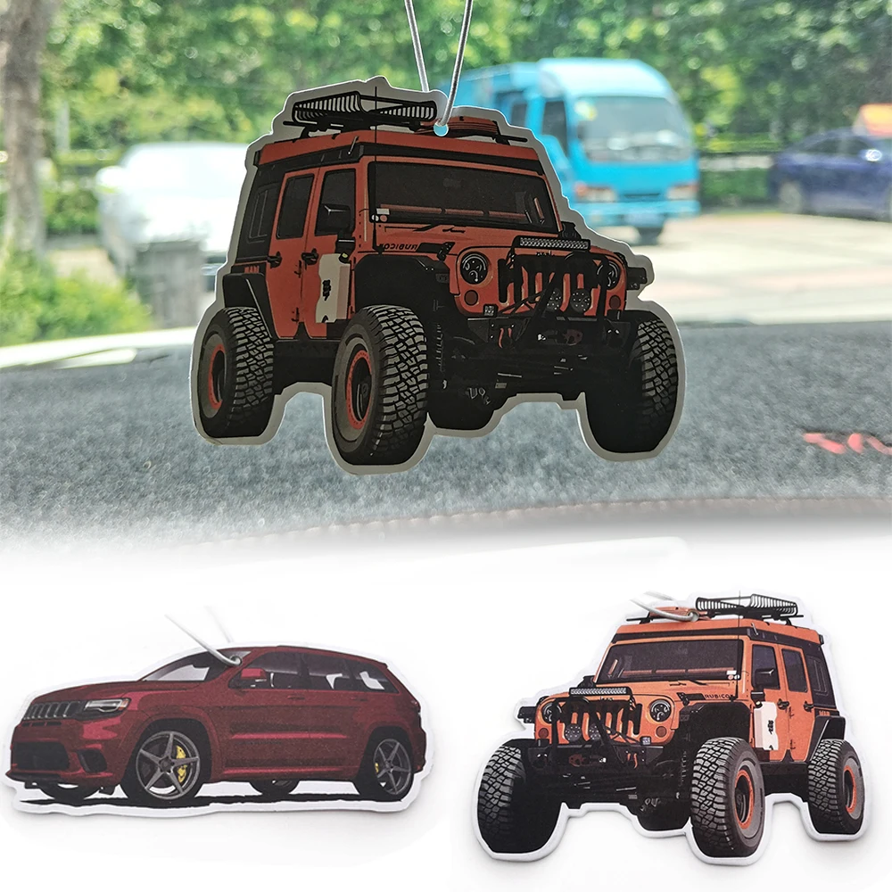 معلقة مرآة الرؤية الخلفية قلادة العطور ، JDM نمط سيارة الهواء المعطر ، ورقة صلبة ، يصلح ل جيب ، جراند شيروكي ، رانجلر JK