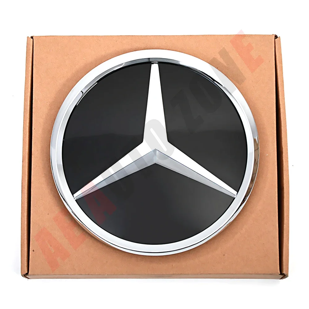 

Hot Front Grille Star Logo 3D Mirror Emblem With LED Lighting Chrome Silver Glossy Matte Black For Mercedes Benz E- Car Sticker