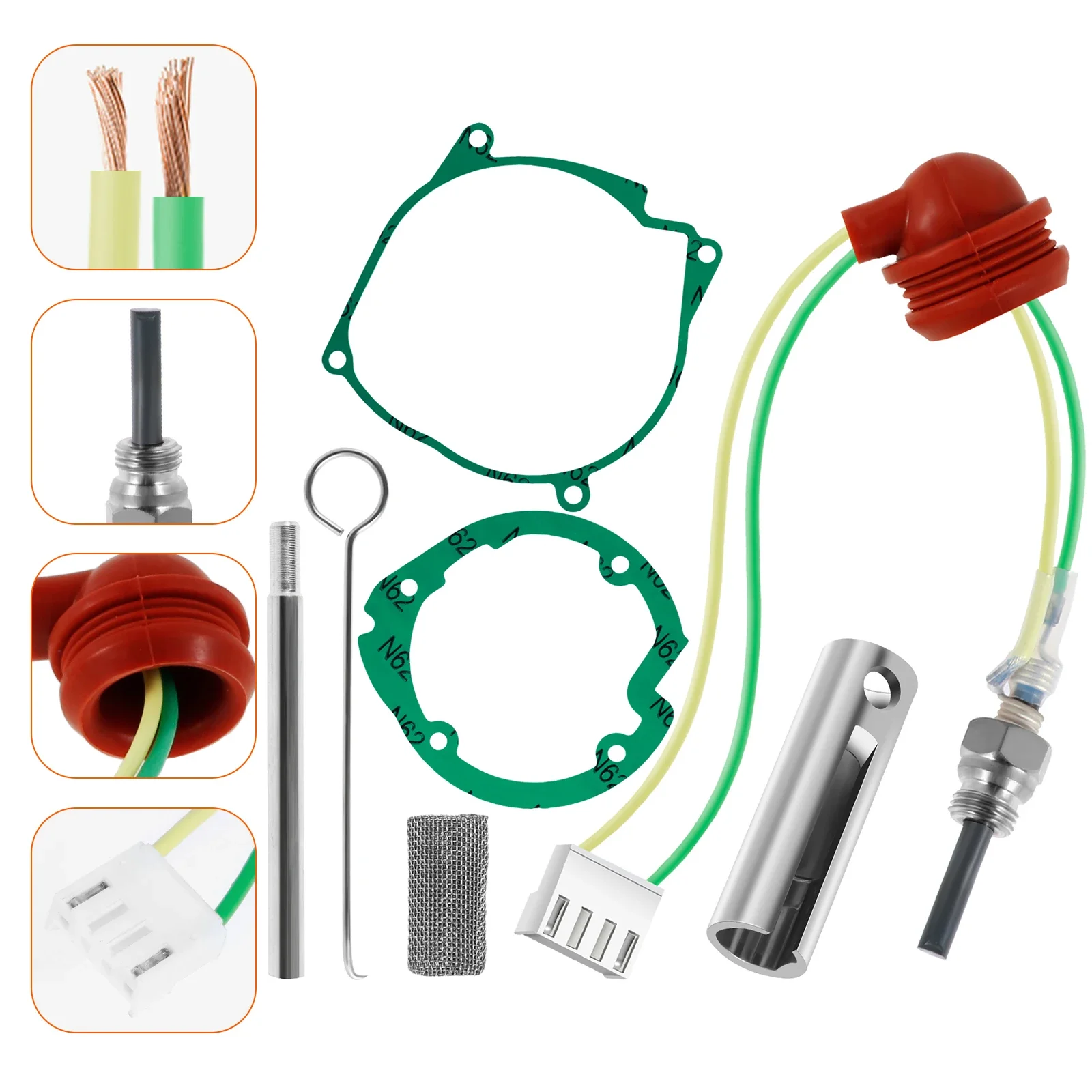 12V Diesel-Lufterhitzer Glühkerzen-Reparaturset 2KW 5KW 8KW Universelles Auto-Standheizungs-Zündzubehör – Detail 4