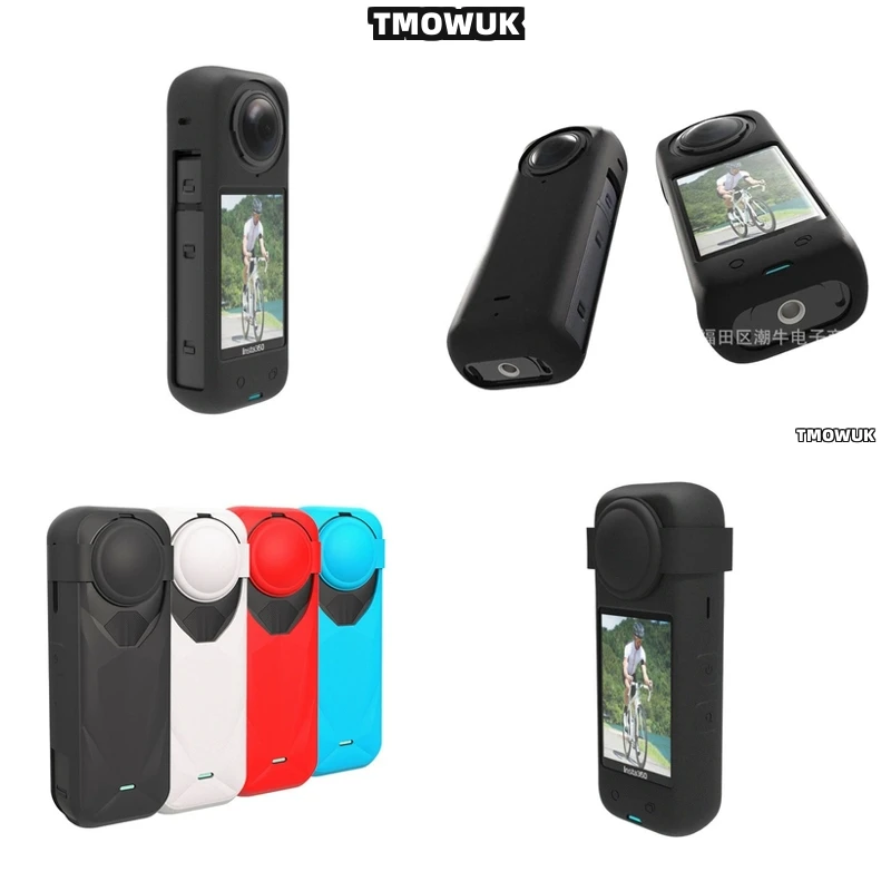 

For Insta360 X4 Accessories: Durable Anti-Scratch Silicone Sleeve Cover For Panoramic Cam