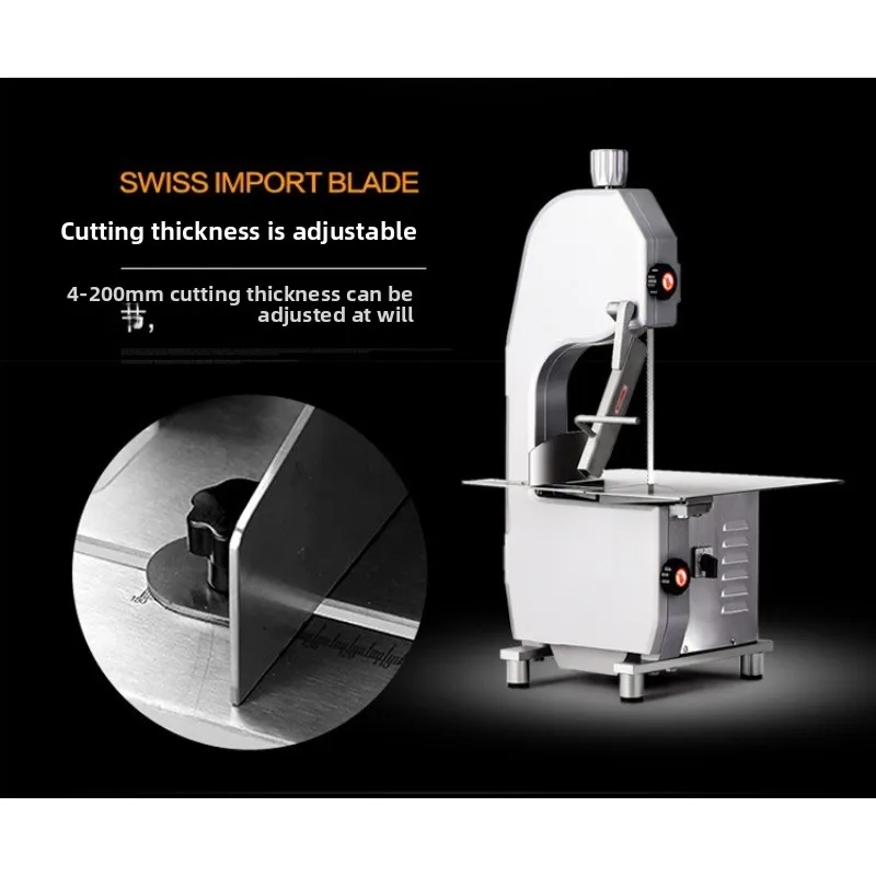 Model 210 Commercial Bone Sawing Machine, Desktop Bone Cutting Machine, Frozen Meat Bone Cutting Machine