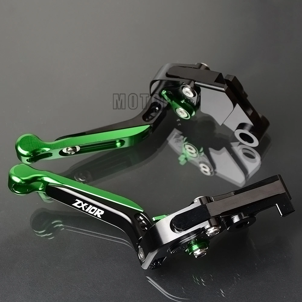 For Kawasaki NINJA ZX10R ZX-10R 2004-2017 ZX 10 R CNC Motorcycle Brake Clutch Levers Adjustable Folding Foldable Fold Extendable