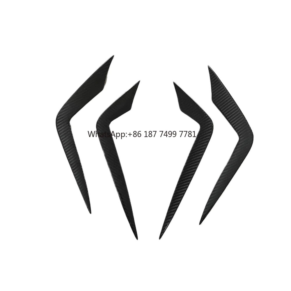 

Used for the 2019-2021 . RS7 4-door Carbon Fiber TK Style Car Bumper Front bar Splitter Four Piece Body Kit