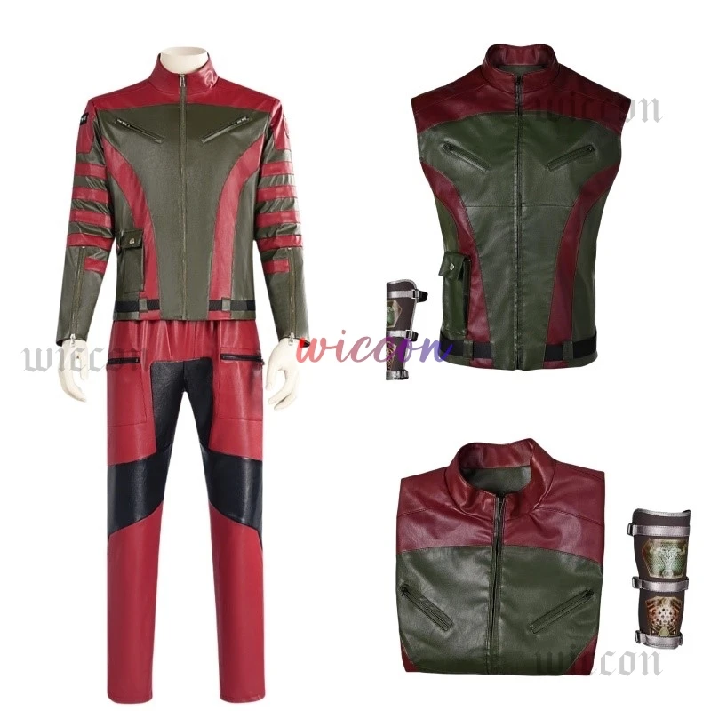 Callum Cosplay Movie Red One Drift Costume Callum Bodyguard Uniform Coat Pants Suit Halloween Party Suits for Man Outfit