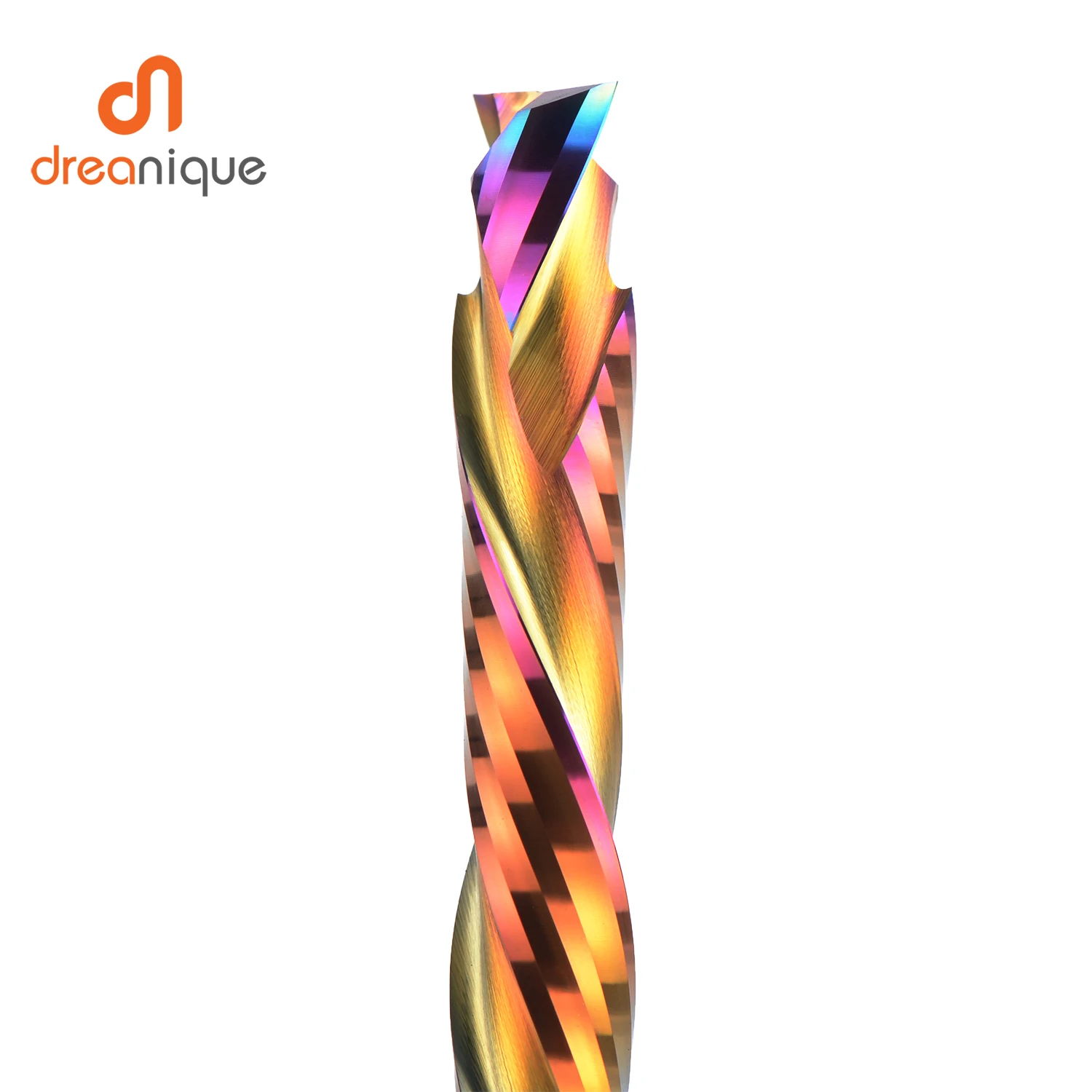 1PC frez do drewna UP & DOWN Cut 2 ostrza Spiralne narzędzie do frezowania węglików spiekanych Frez kompresyjny do drewna Frez trzpieniowy