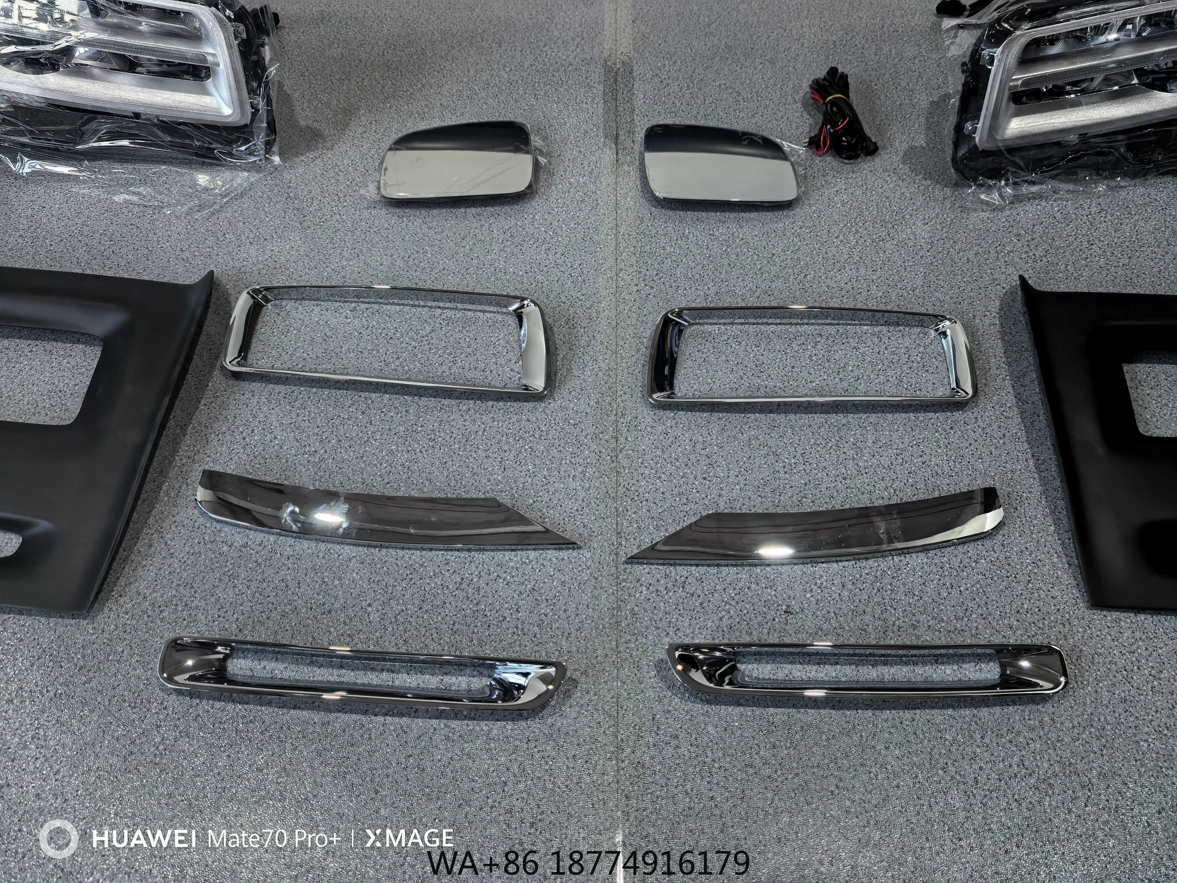 

Обновление комплекта кузова от Phantom 6-го до 7-го бампера Дневные ходовые огни Боковые зеркала