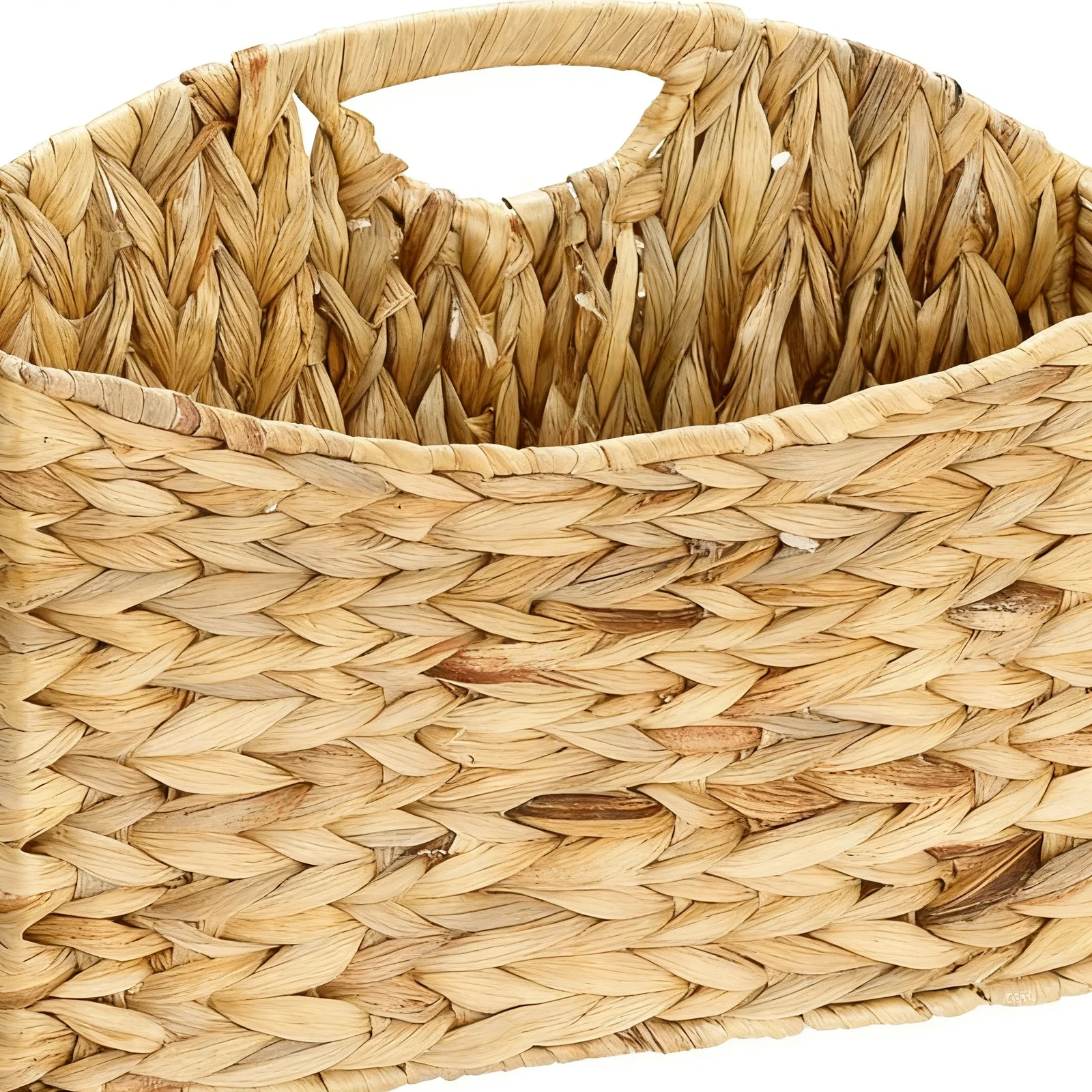 Magazine Holder Woven Storage Basket Decorative Basket Handled Room Organizer Towel