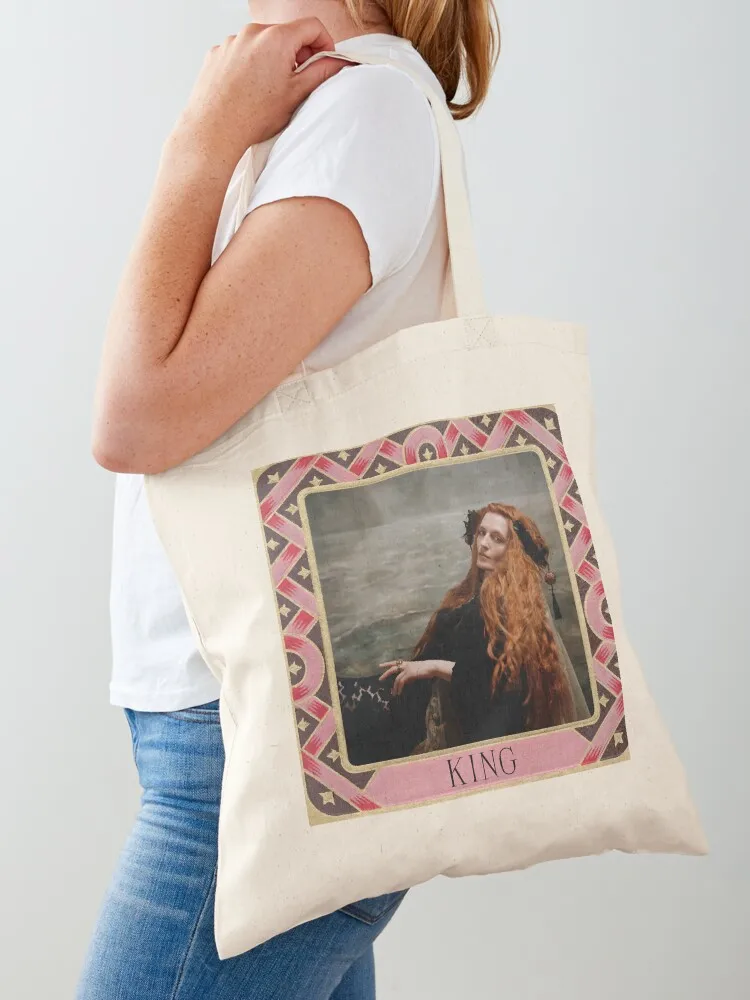 

KING - Florence and the machine Tote Bag Beach bag Women's handbag female bag eco folding