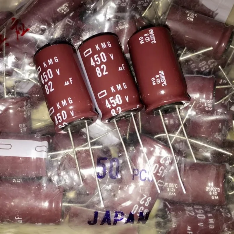 5PCS 82UF 450V black diamond capacitor 450V 82UF 18X35 KXG high frequency low resistance 105 degrees view 4