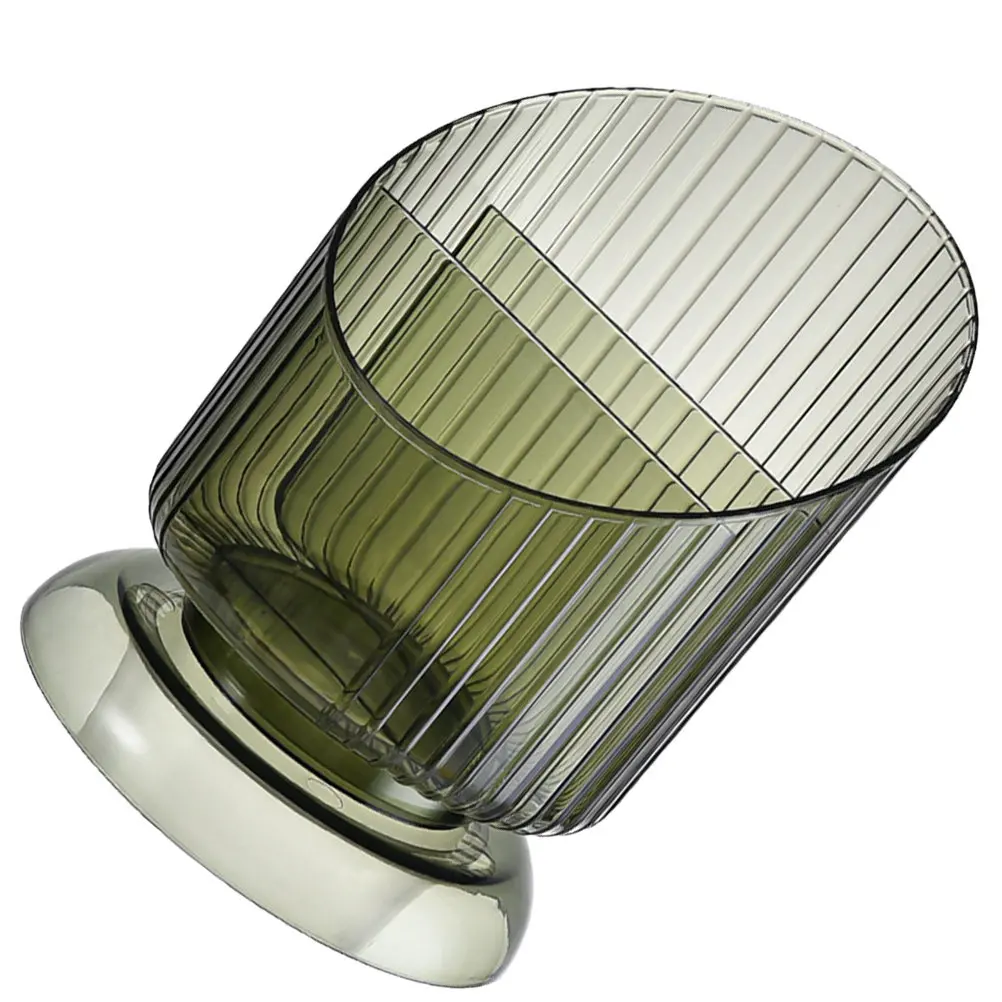 Compartment Transparent Pen Holder Multifunctional Desktop Organizer Makeup Brush Organizer Storage Container Storage Bucket