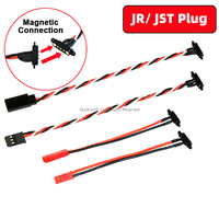 SkyArea Universal Magnetic Snap-on Connection JR /JST Extension Cable for RC Model Battery UBEC Accessory